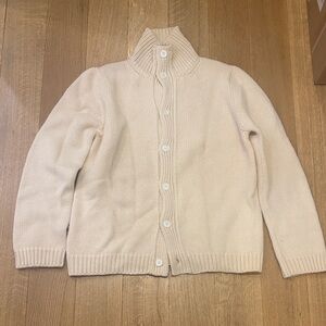 Cream Women's Cardigan Sweater